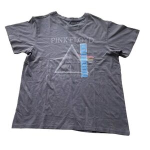 PINK FLOYD Band Concert Tee Shirt Gray Large The Dark Side of the Moon Retro